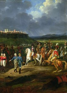 Les prisonniers anglais à Astorga présentés à Napoléon Bonaparte (1769-1821) en 1809, 1810 (détail)